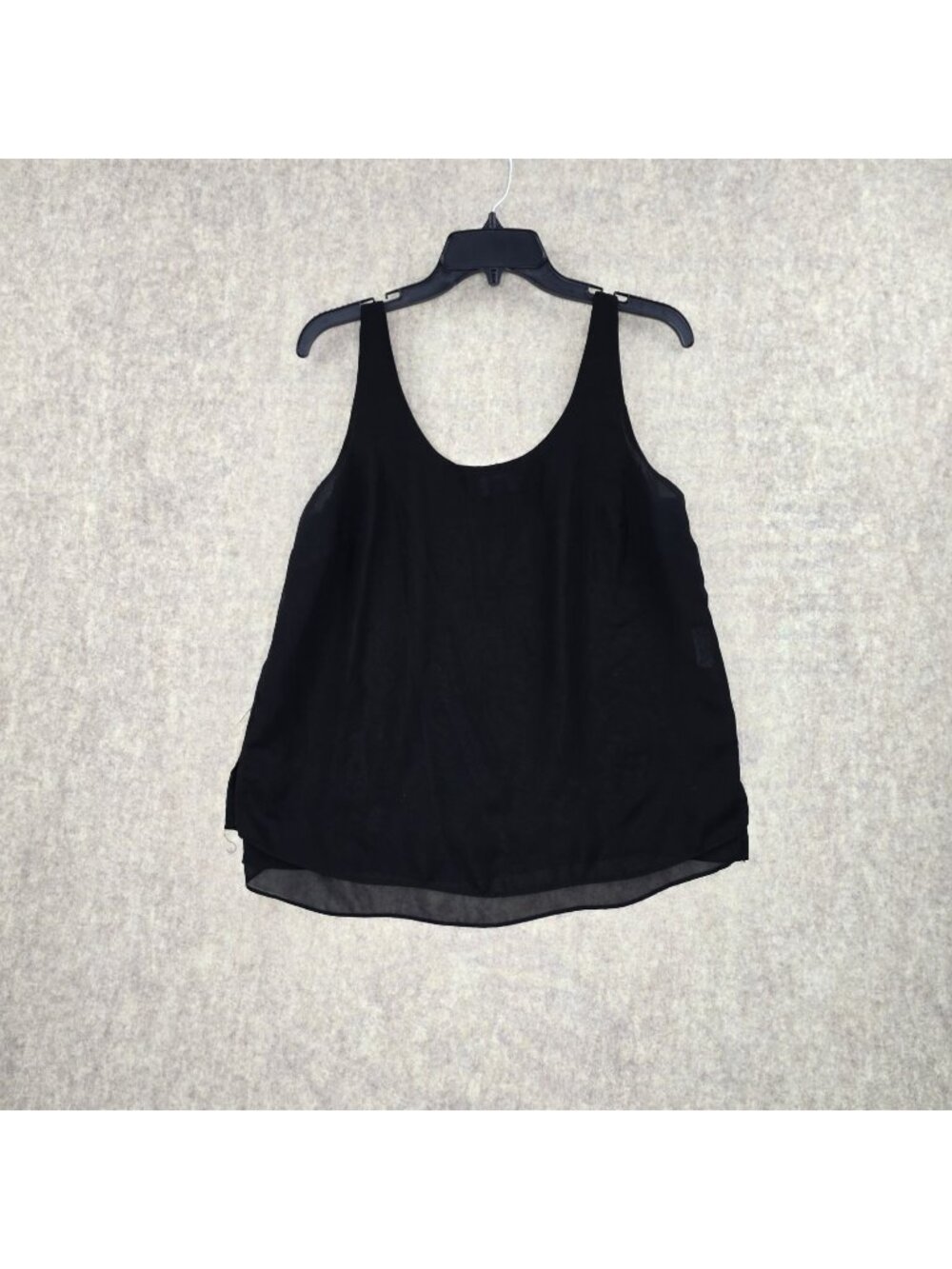 Old Navy Womens Black Sleeveless Top M Polyester Blend Made In Vietnam